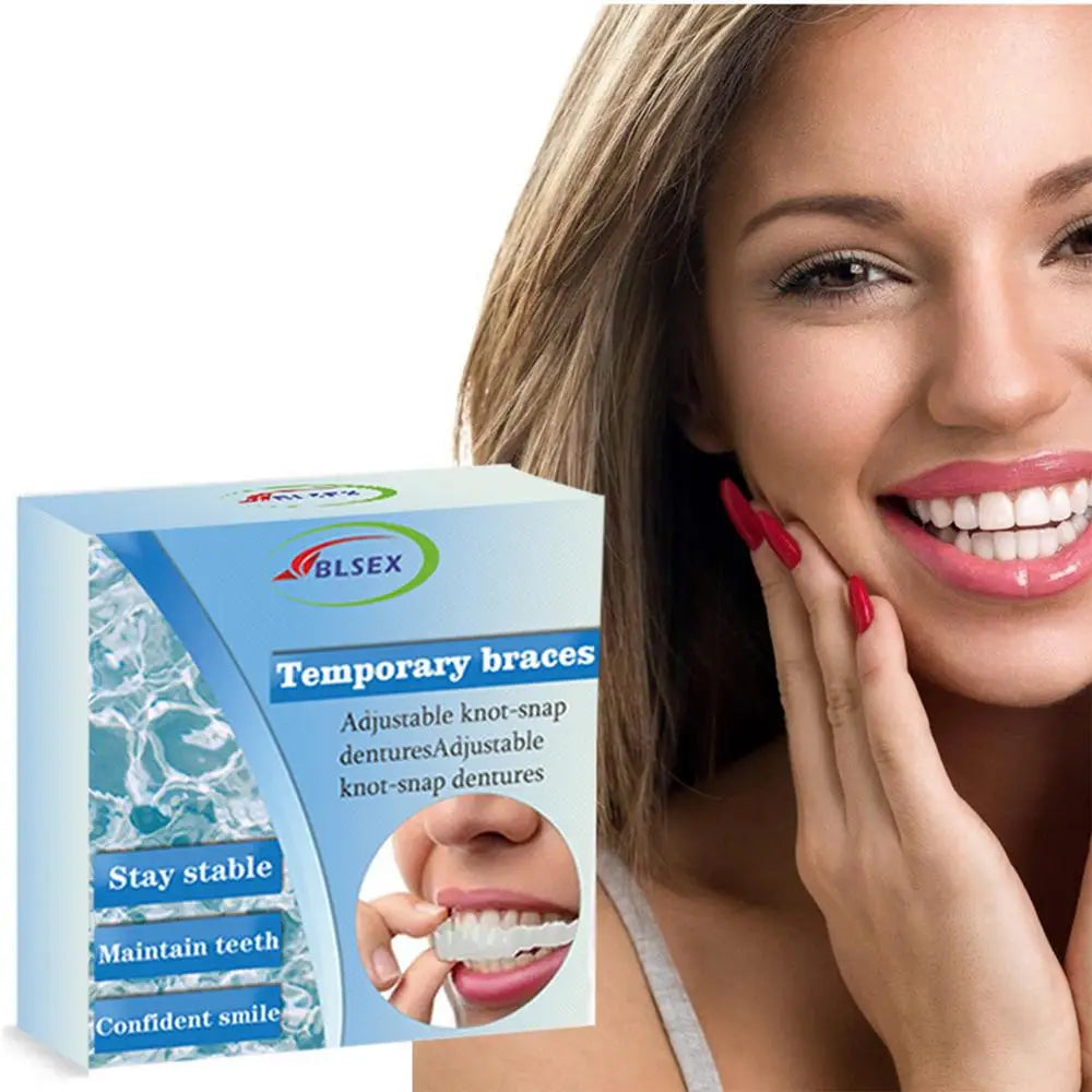 Fake Teeth Veneers Detachable And Reusable Veneers Teeth Teeth With Comfortable Fit Temporary Teeth Dentures Fake Tooth For