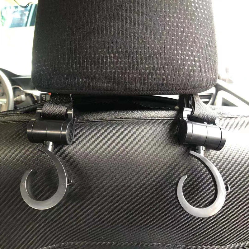 2pcs Baby Hooks Multi Stroller Pram Hook Clips 360 Degree Rotate Hangers Trolley Cart Organizer Metal Tool Strollers Accessories