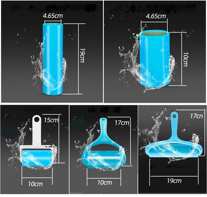Cloth Sticking Roller Reusable Silicone Dust Removal Drum for Cleaning Hair and Debris on Clothes Carpets Sofas and Beds