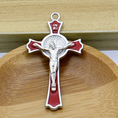 10pcs Holy Cross Jesus Crucifix Cross Church Decoration Christian Decor Church Supplies Hanging Crucifix for Home Decor