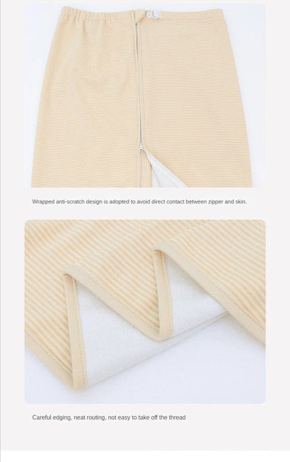 Adult Elderly Diaper Skirt Cloth Diaper for Bedridden Paralyzed Washable Cotton Diaper Pad for Menstrual Waterproof Leak-proof