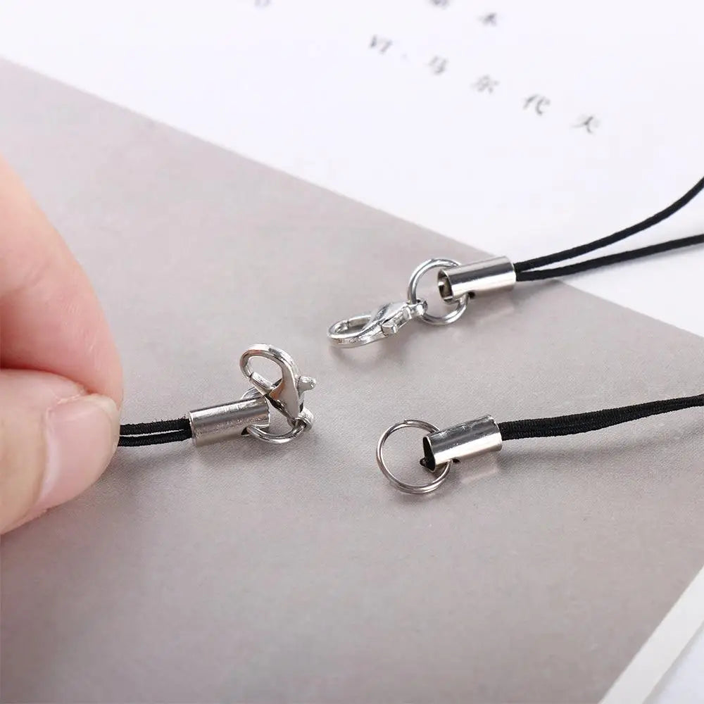Phone Strap Key Holder Keychains Hooks Bag Key Ring Lanyard Lariat Cords Phone Lanyard Phone Lanyard String Lobster Clasp Rope