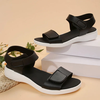 2024 New Summer Sandals Travel Women Shoes New Sandal Sole Durable Sandal Ladies Outdoor Beach Slippers Platform Sandals