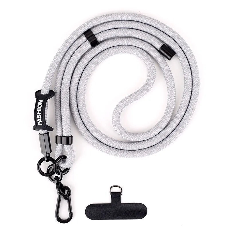 Adjustable Mobile Phone Strap Lanyard Crossbody Phone Lanyards Neck Rope with Patch for iPhone Cell Phone Hanging Cord Strap