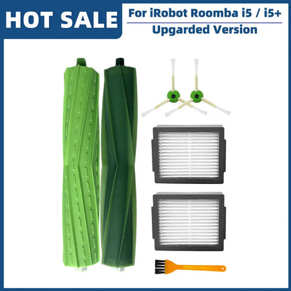 Compatible For iRobot Roomba i5 / i5+ Plus / i5152 Robot Vacuum Spare Parts Accessories Main Side Brush Hepa Filter Dust Bag