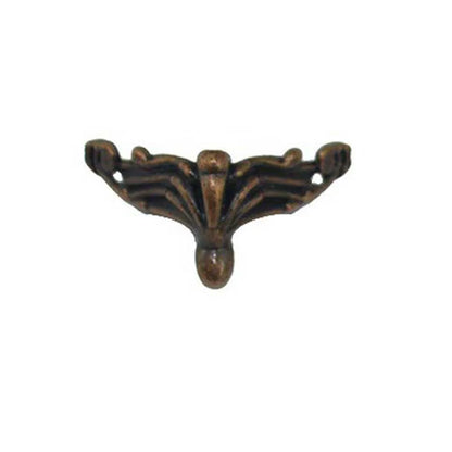 Durable Antique Hardware Protector Wood Case Jewelry  Box Furniture Leg Corner Feet Leg Corner Bracket