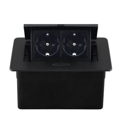 220V Desktop Power Socket Pop-up Hidden Socket EU Socket Built-in Socket With Dual USB Interface And type-C Interface
