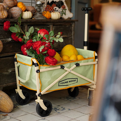 Camping Wheelbarrow Door, Exquisite, Small, Practical and Sturdy Shelf, Super Strong Load-Fold Design, Camping Essentials That Does Not Take the Storage Space, Scientific and Reasonable Storage Space, Good Quality Bearing and