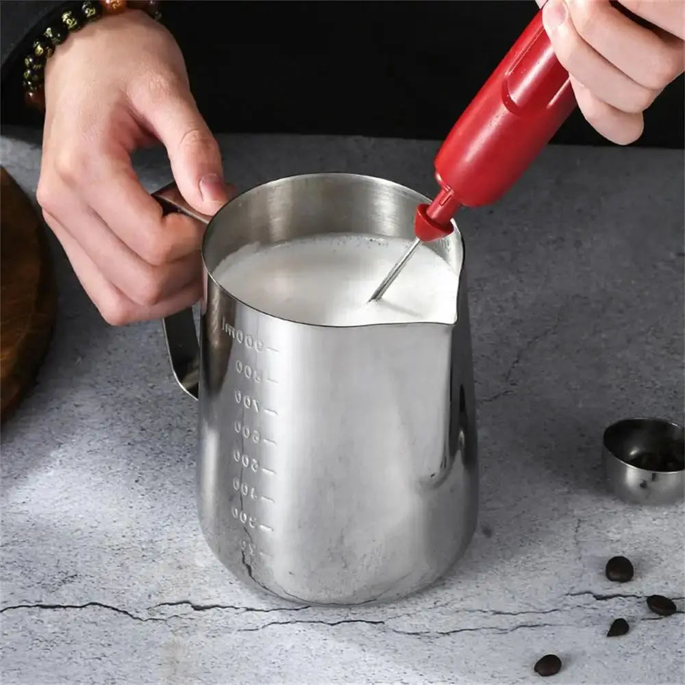 Coffee Milk Frothing Jug Latte Art Milk Frother Pitcher Stainless Steel Measurement Jug Espresso Barista Tool Coffee Accessories