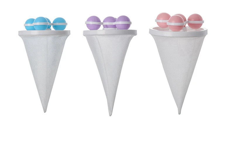 Floating Laundry Ball Kit Reusable Washing Machine Hair Remover Ball Cleaning Lint Fuzz Pet Hairs Clothes Household Product