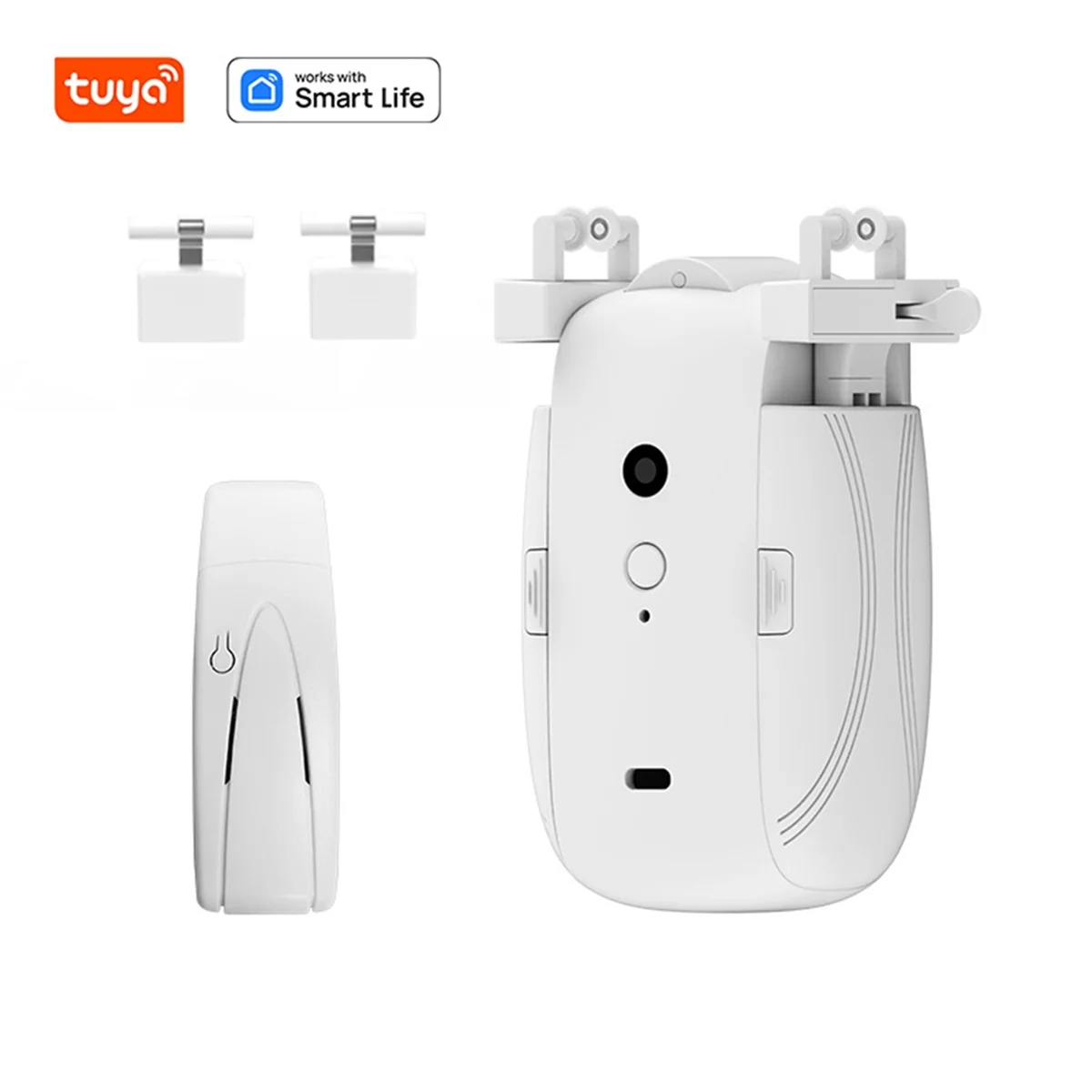 TUYA Smart WiFi Curtains Robot T/U-Rail Tracks Automatic Curtain Opener Remote Control Curtain Motor Smart Life DY