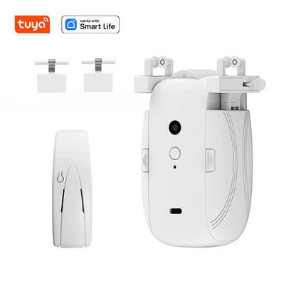 TUYA Smart WiFi Curtains Robot T/U-Rail Tracks Automatic Curtain Opener Remote Control Curtain Motor Smart Life DY