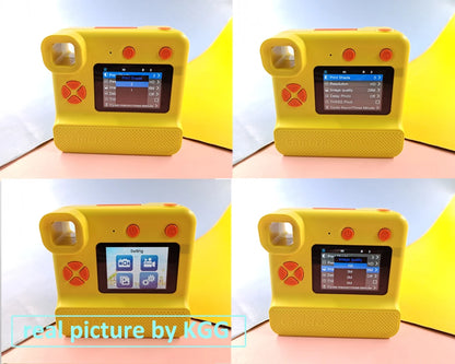 Kids Instant Camera Print Camera For Children Camera 1080P HD Digital Camera Photo Paper Child Toy Camera For Christmas Gift