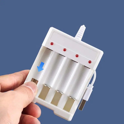 Charge Dock Auto Stop Charger AA Battery Batteries USB Charger Battery Charging Station Battery Charger Lithium Battery Charger