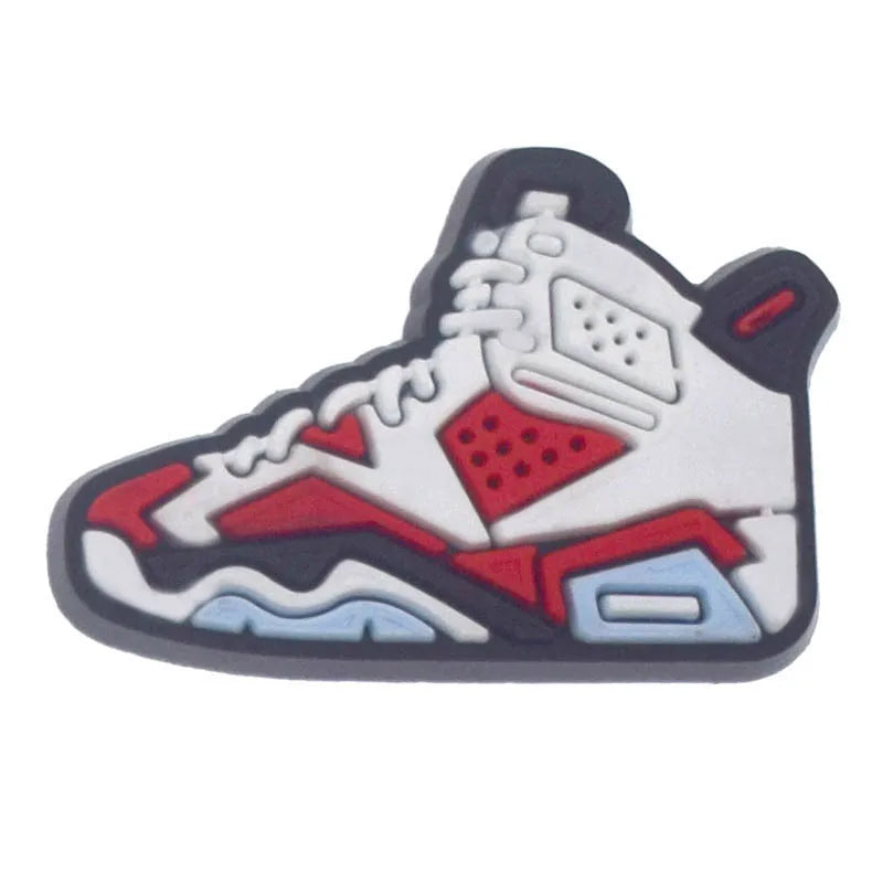 Sport Shoe Charms for Crocs Accessories Charms Clogs Bubble Slides Sandals PVC Shoe Decorations Party Gifts