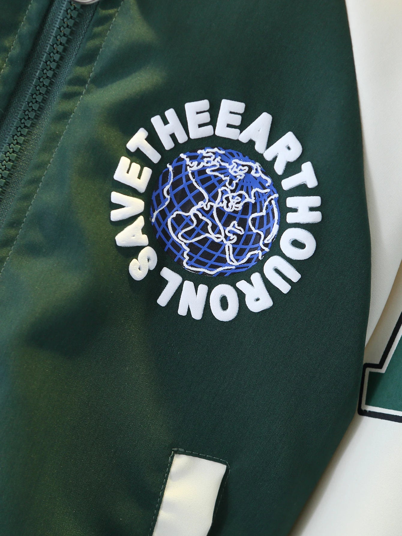 Color - Blocked Hooded Baseball Coats for Boys (3 - 10 Y) in Trendy Spring - Autumn Style