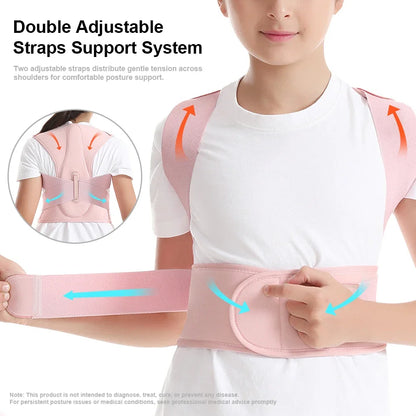 Posture Corrector for Kids,Upper Back Posture Brace for Teenagers Back Straightener Support Under Clothes Spinal Support