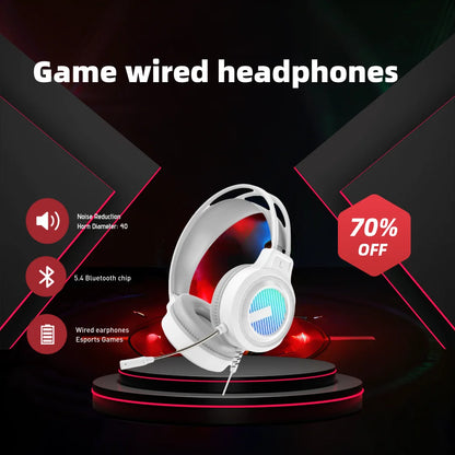 SW-G8 Gaming Headset Gaming Wired 3.5mm connection Noise Cancelling Multifunctional Headset USB Gaming Headset Mic Headset