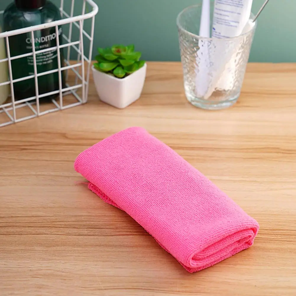 35x75CM Rectangular Face Towel Microfiber Towels Embossed Thick Soft Absorbent Ultrafine Fiber Towel Beach Bath Hair Dry Towel