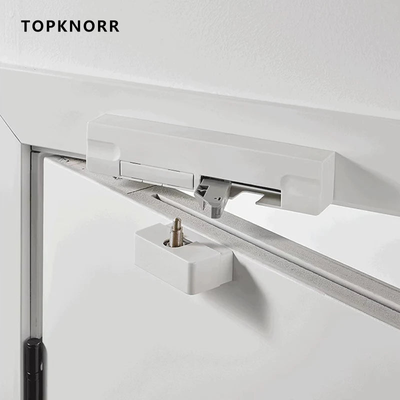 Door Damping Buffer Wooden Door Flat Outward Opening Invisible Door Home Closing Silent Hydraulic Door Closer Anti-pinch