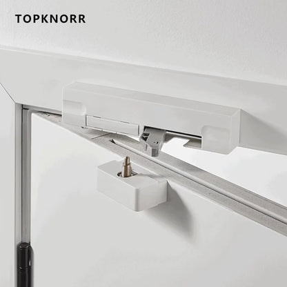 Door Damping Buffer Wooden Door Flat Outward Opening Invisible Door Home Closing Silent Hydraulic Door Closer Anti-pinch