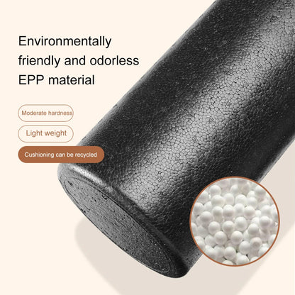 Foam Shaft EPP Solid Yoga Pole Fitness Muscle Relaxation Roller Massage Stick Glossy Black Roller Yoga Block 30/45cm
