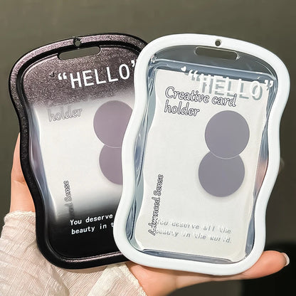 1 Set Student Slide Cover Card Set Meal Card Bus Card ID Protection Set Access Card Campus Card