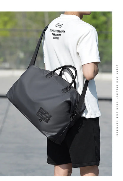 New Travel Tote Men Handbag Oxford Large Capacity Handbags For Men Briefcase Travel Crossbody Bags Waterproof Gym Luggage Bag