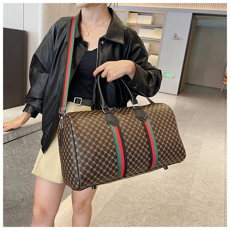 Women's Bag Travel Duffle Totes Gym Sports Fitness Luxury Business Large Capacity Casual Luggage Handbag Outdoor Weekend Bag