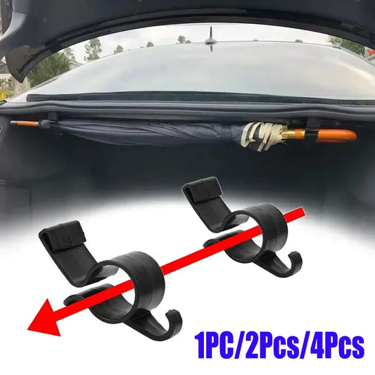 Car Umbrella Holder Car Trunk Hook Umbrella Mount Plant Towel Hook Auto Accessories Universal Internal Storage Organizer Holders