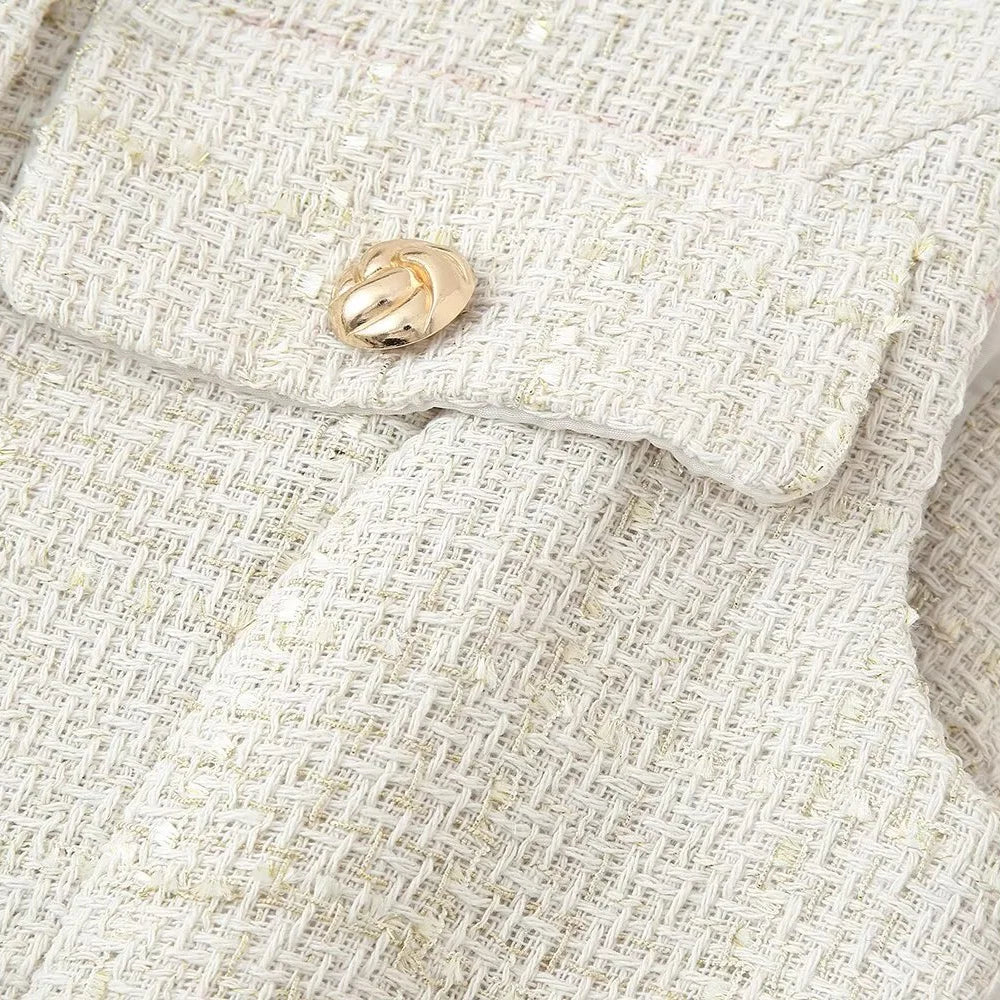 2025 New Women's Clothing European and American Style Fashion Design Sense Small Fragrant Style Decoration Texture Vest