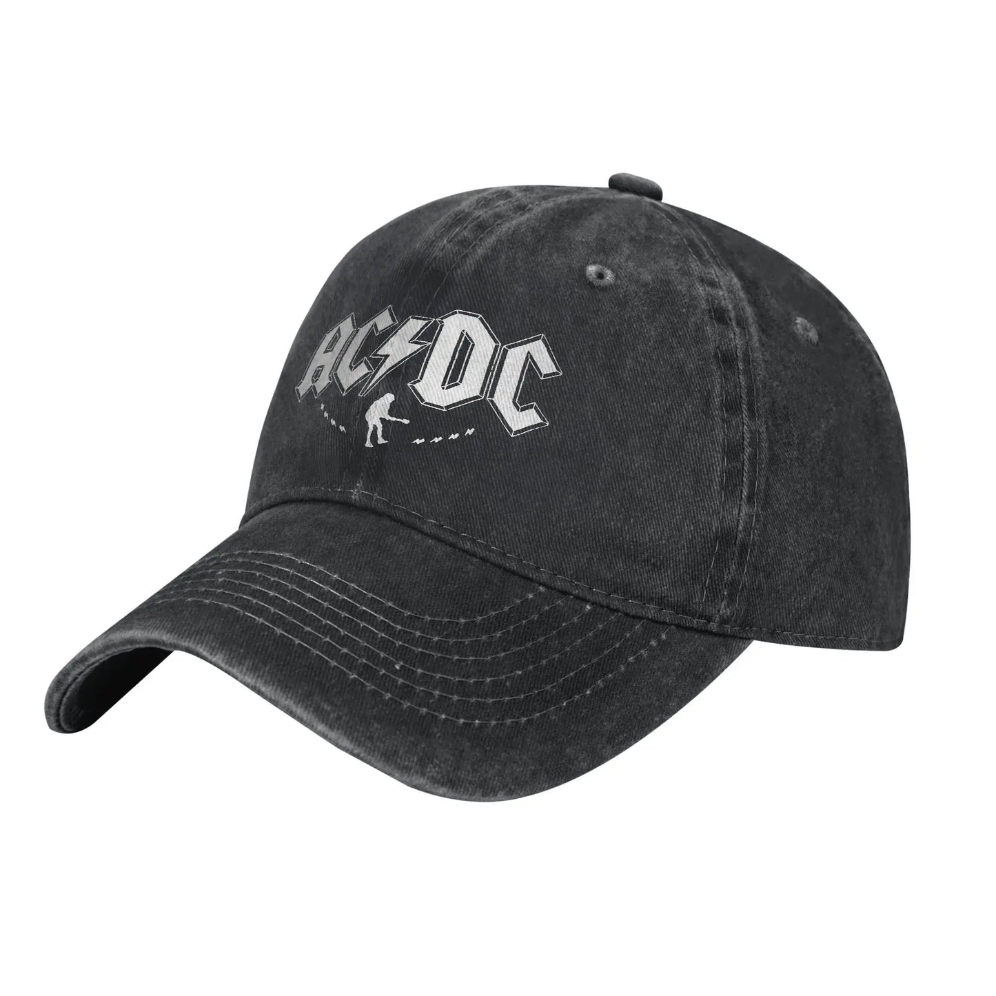 Classic AC Shook Me DC Baseball Cap Men Women Distressed Denim Snapback Hat  Outdoor Summer Gift Hats Cap