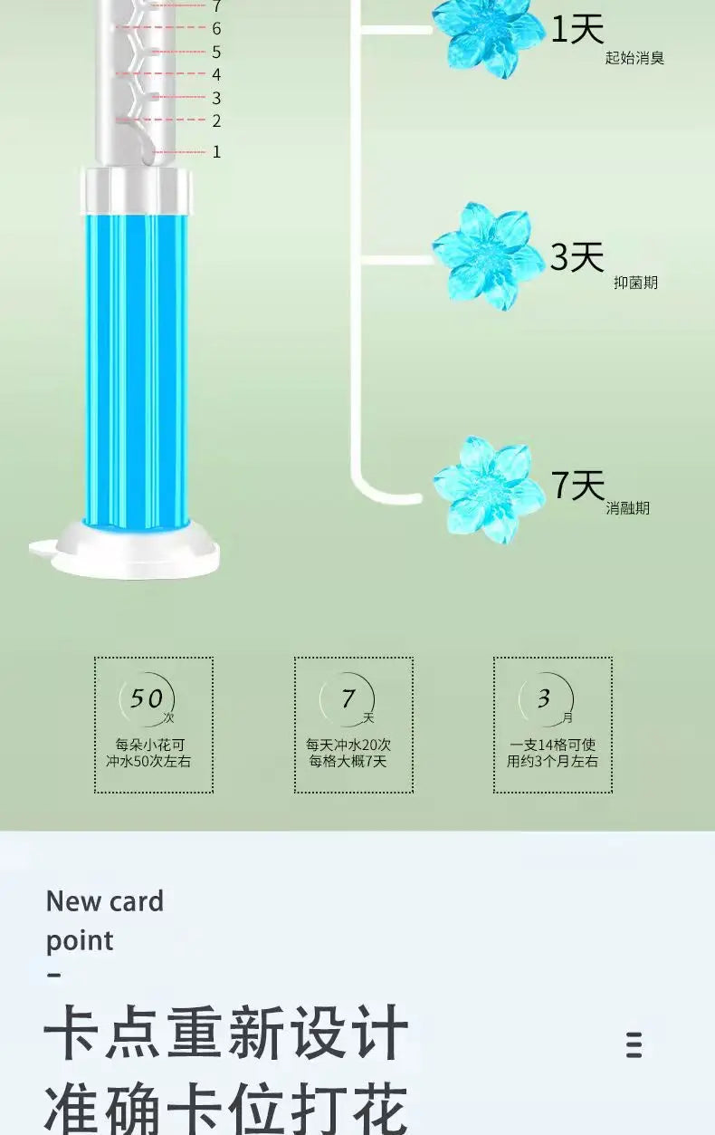 Toilet Flower Deodorant Toilet Deodorizing Fragrance Toilet Cleaning Spirit Household Cleaning Chemicals