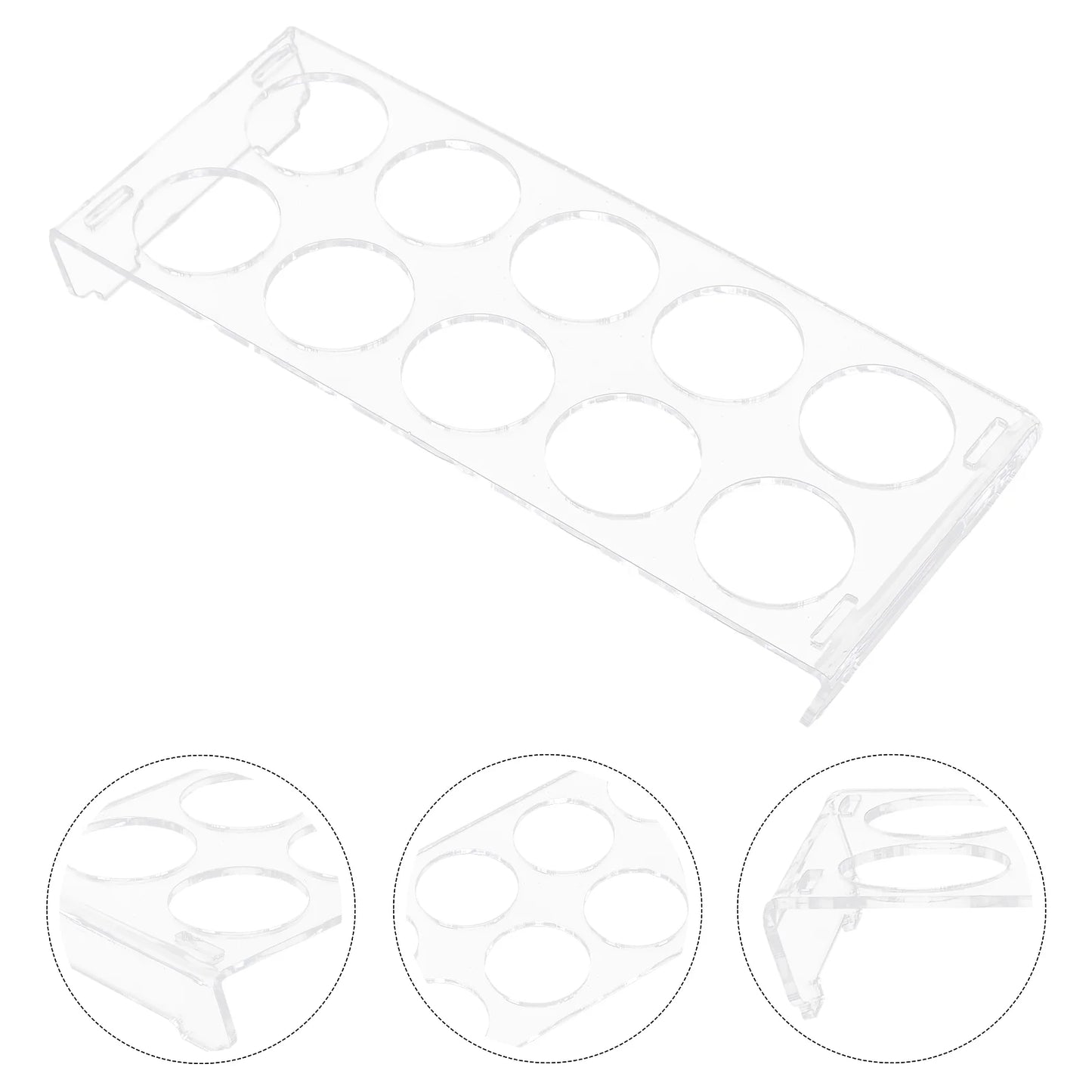 Egg Kitchen Organizers And Storage Carrier Dispenser For Refrigerator Fridge Bin