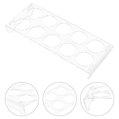 Egg Kitchen Organizers And Storage Carrier Dispenser For Refrigerator Fridge Bin