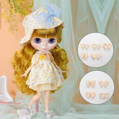 ICY DBS Blyth Doll Cute Combination Including Clothes Shoes Hand Set AB Cosplay Dressing 1/6 BJD Anime Girl OB24