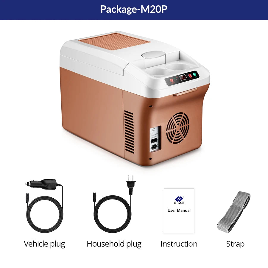 Ice box Mini Fridge 220V 12V 24V Portable Electric Cooler Refrigerator For Camping Home Truck Beach Vehicle Mini Fridge Cool car