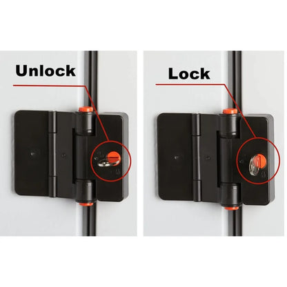 Baby Safety Drawer Lock password Anti-Pinching Hand Cabinet Drawer Locks Plastic White Safety Buckle for Kids Protection