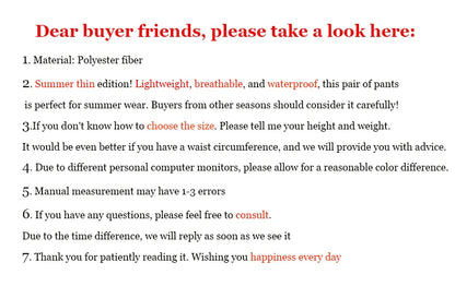 2024 Outdoor Waterproof Tactical Cargo Pants Multi-pocket Men Breathable Casual Long Trousers Male Quick Dry Cargo Pants