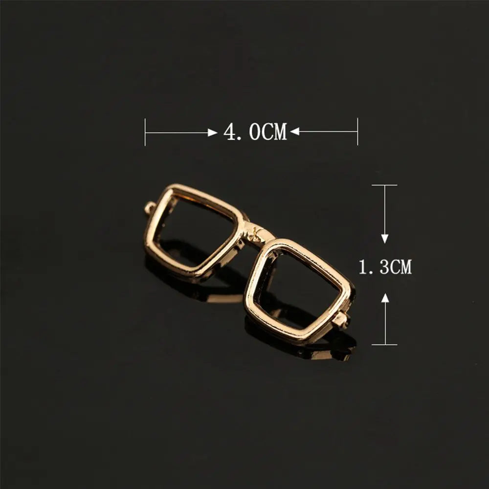 Fashion Accessories Sunglasses Shape Jackets Suit Accessories Shirt Brooch Badge Collar Pins Glasses Brooch