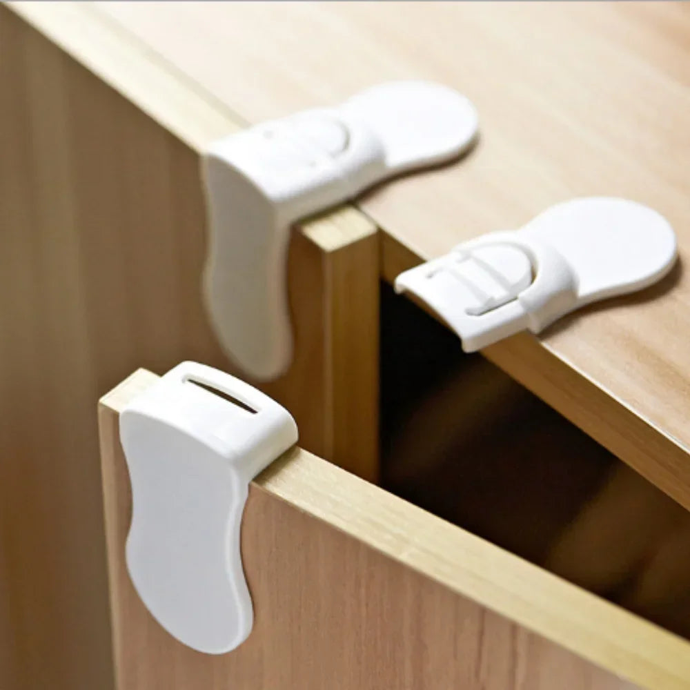 Baby Safety Drawer Lock Security Protection Anti-Pinching Hand Cabinet Drawer Lockers Baby Safety Accessories Buckle for Child