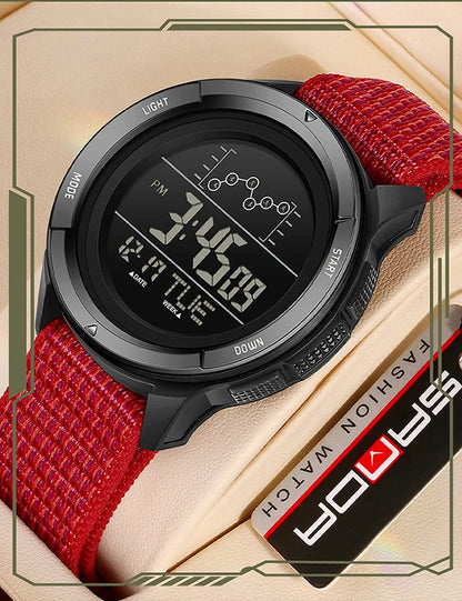 SANDA 2198 Single Monitor Male Student Electronic Watch Multifunctional Waterproof sports Student Electronic Watch 2025