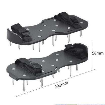 Garden Nail Shoes Grass Loose Soil Tool 5cm Long Nail Lawn Aerator Grass Spikes Shoes Self-Leveling Epoxy Yard Grass Cultivator