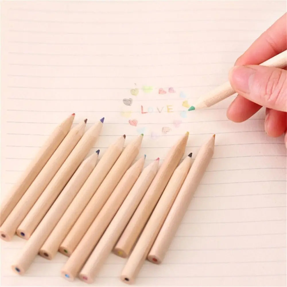 Creativity Crayon Student Pencil 12 Color Drawing Art Colored Pencil Student Stationery Portable Painting Pencil