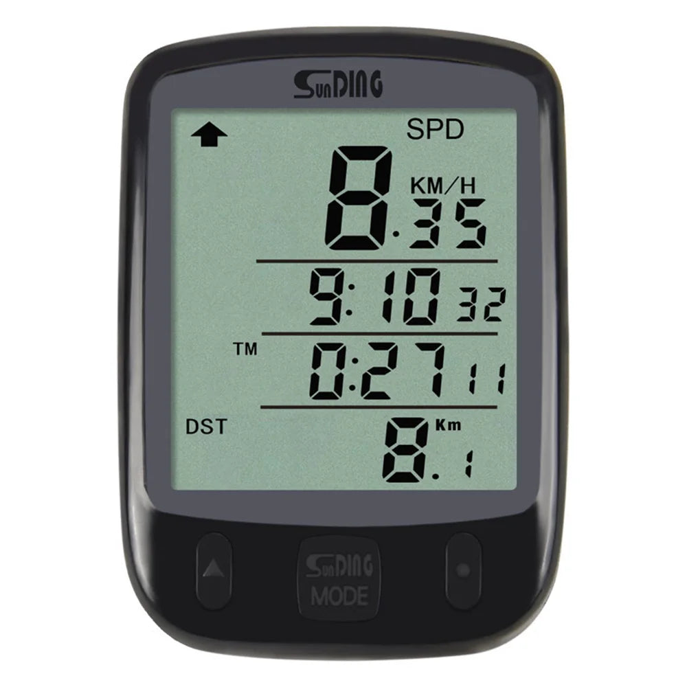 Cycling Computer Waterproof Bicycle Odometer Digital LCD Display Wired Cycling Computer Speed Calorie Test Cycling Computer