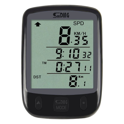 Cycling Computer Waterproof Bicycle Odometer Digital LCD Display Wired Cycling Computer Speed Calorie Test Cycling Computer