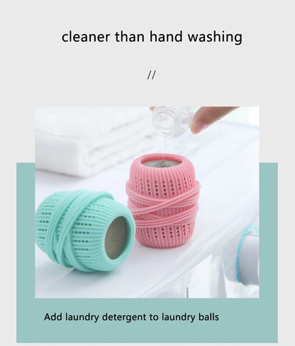Reusable Clothes and Hair Cleaning Tool, Pet Hair Remover, Washing Machine Cat Hair Catcher, Laundry Ball, Silicone