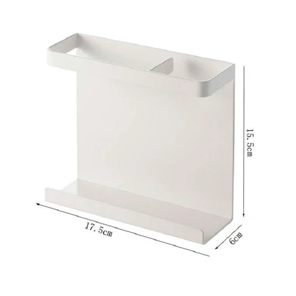 Hanging Refrigerator Organizer Magnetic Shelf Fridge Seasoning Storage Holder Wall Hanger Organizer Condiments Rack Kitchen Tool