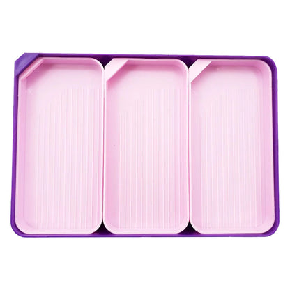 3/4 Set Diamond Art Painting Bead Sorting Trays Large Diamond Art Accessories Diamond Art Plate for DIY Art Craft