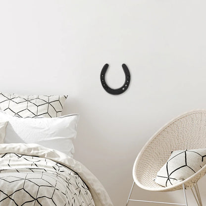 Large Decorative Horseshoes Cast Iron Horseshoe Wall Hanging Metal Wall Sculpture Horseshoe Shaped Decorations Iron Figurines